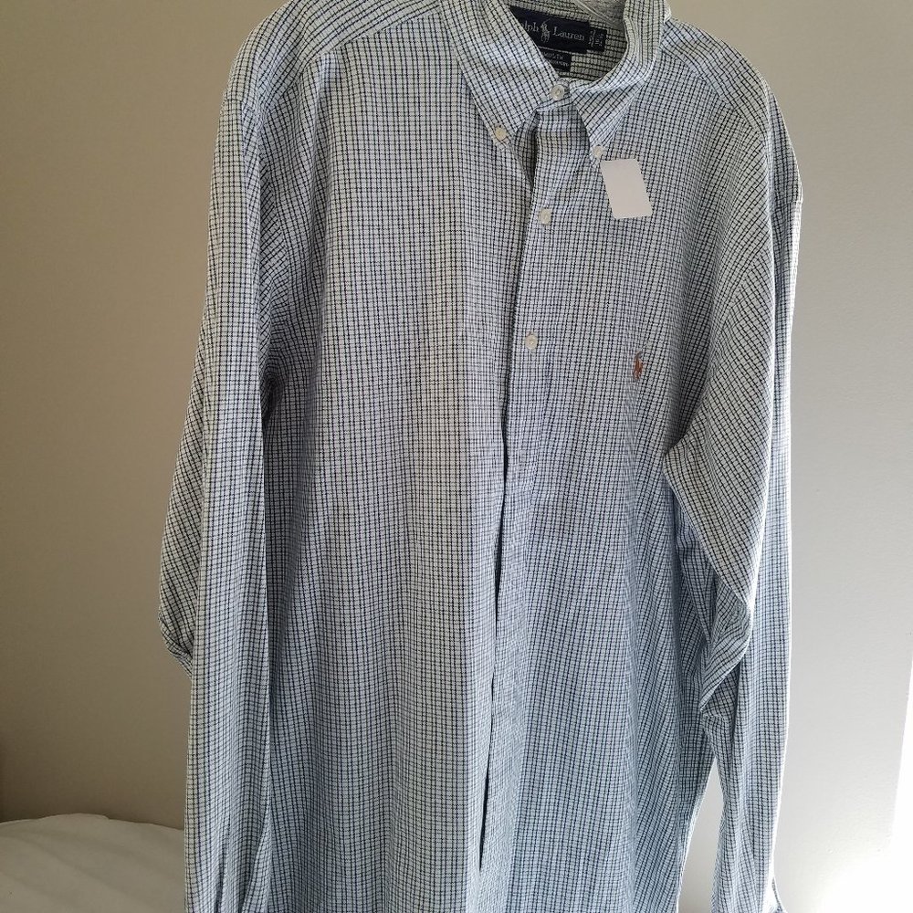 Ralph Lauren Mens Yarmouth Cotton Oxford EUC